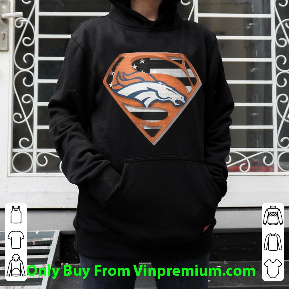 40e08ce1 awesome superman denver broncos american flag shirt 4 - Awesome Superman Denver Broncos American Flag shirt