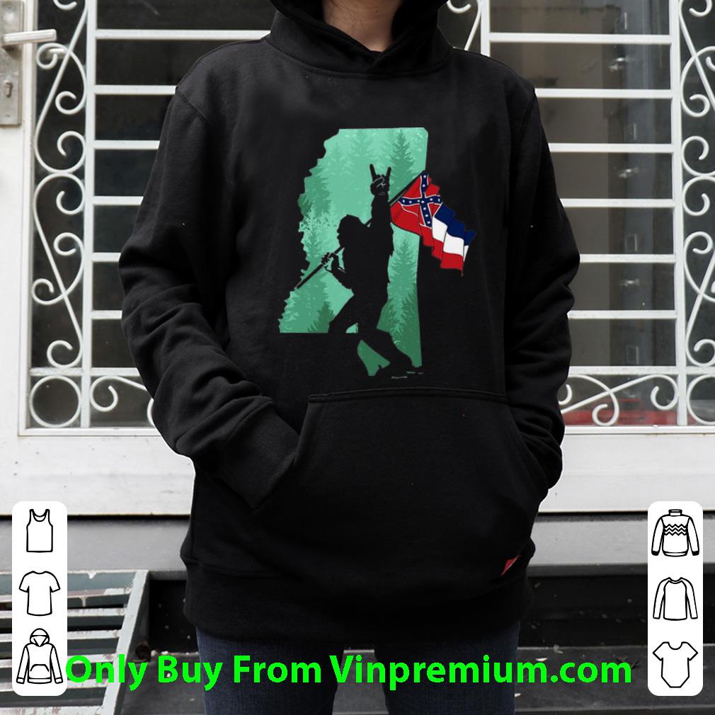 498da666 hot bigfoot forrest mississippi map flag shirt 4 - Hot Bigfoot Forrest Mississippi Map Flag shirt