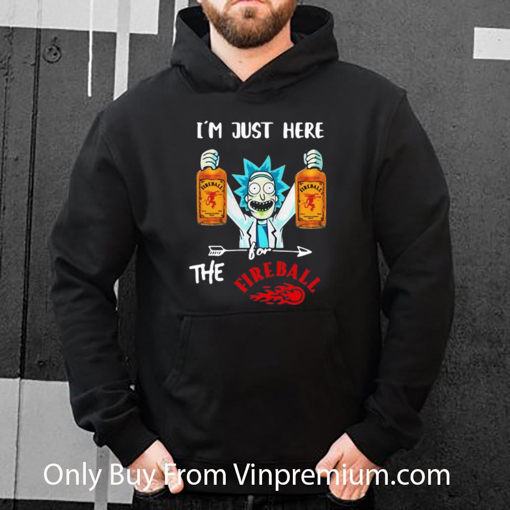 509e815d original rick sanchez i m just here for the fireball shirt 4 - Original Rick Sanchez I’m Just Here For The Fireball shirt