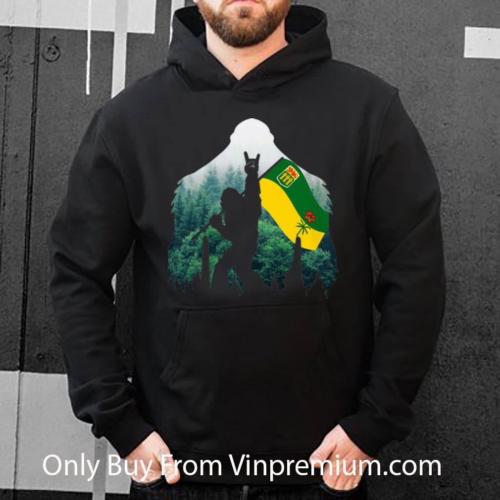 80b1f1c3 hot bigfoot in the forest saskatchewan flag shirt 4 - Hot Bigfoot In The Forest Saskatchewan Flag shirt