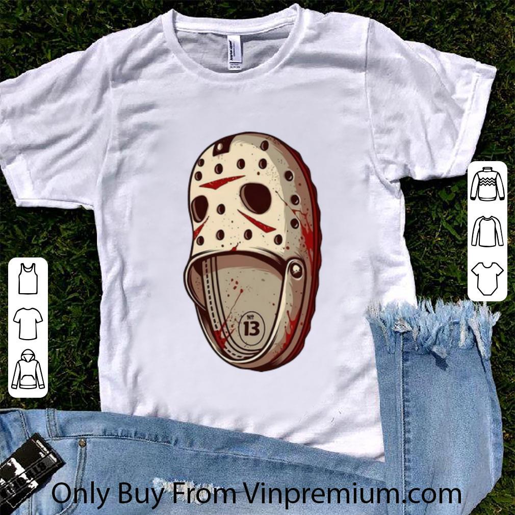 Awesome Crocs Jason Voorhees shirt