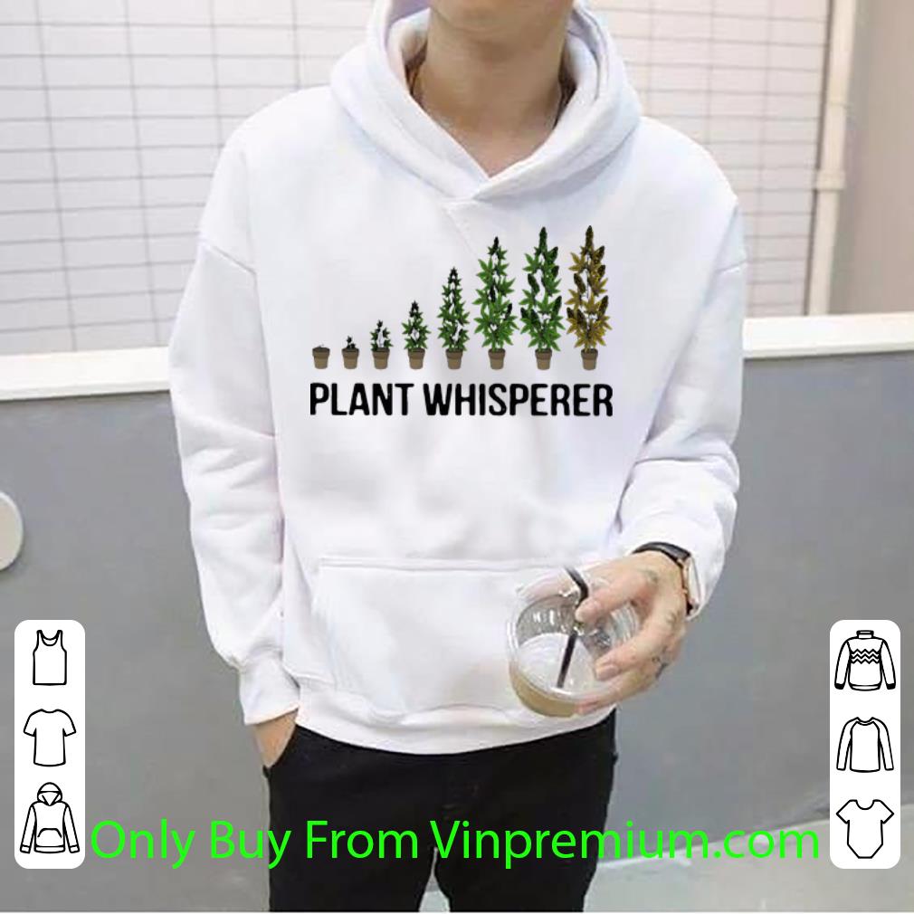 ab33a93d hot weed plant whisperer shirt 4 - Hot Weed Plant Whisperer shirt
