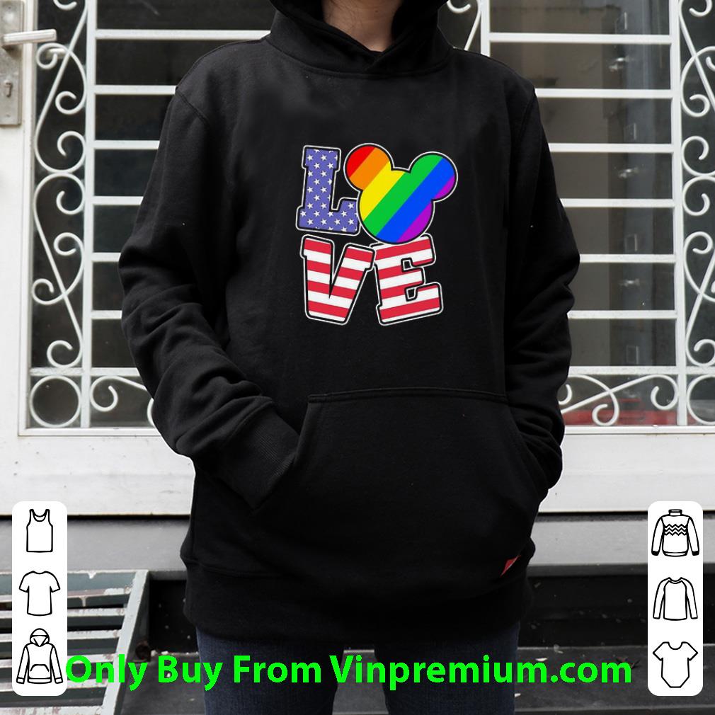 cb8d9edb nice lgbt love mickey mouse american flag independence day shirt 4 - Nice LGBT Love Mickey Mouse American Flag Independence Day shirt