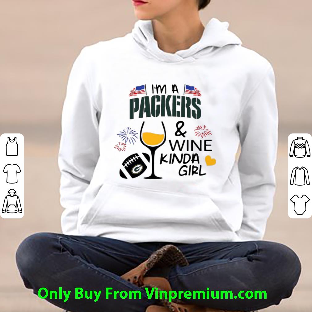 d81b33be hot i m a packers and wine kinda girl american flag shirt 4 - Hot I’m A Packers And Wine Kinda Girl American Flag shirt