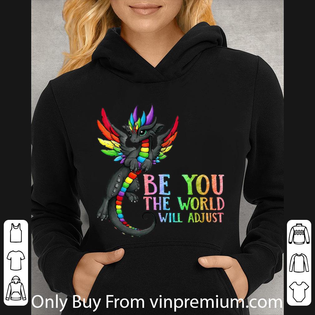 de3cdd73 hot be you the world will adjust lbgt dragon shirt 4 - Hot Be You The World Will Adjust LBGT Dragon shirt