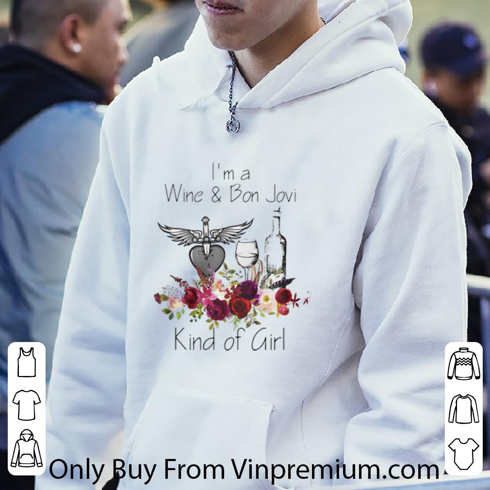 e04e73b2 pretty i m wine and bon jovi kind of girl floral shirt 4 - Pretty I’m Wine And Bon Jovi Kind Of Girl Floral shirt