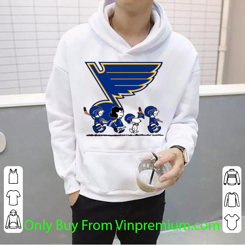 04c9bd60 original the peanuts characters st louis blues shirt 4 - Original The Peanuts Characters St. Louis Blues shirt