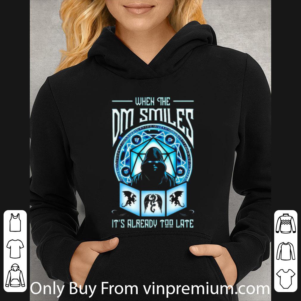 77471a91 hot when the dm smiles it s already too late shirt 4 - Hot When The Dm Smiles It’s Already Too Late shirt
