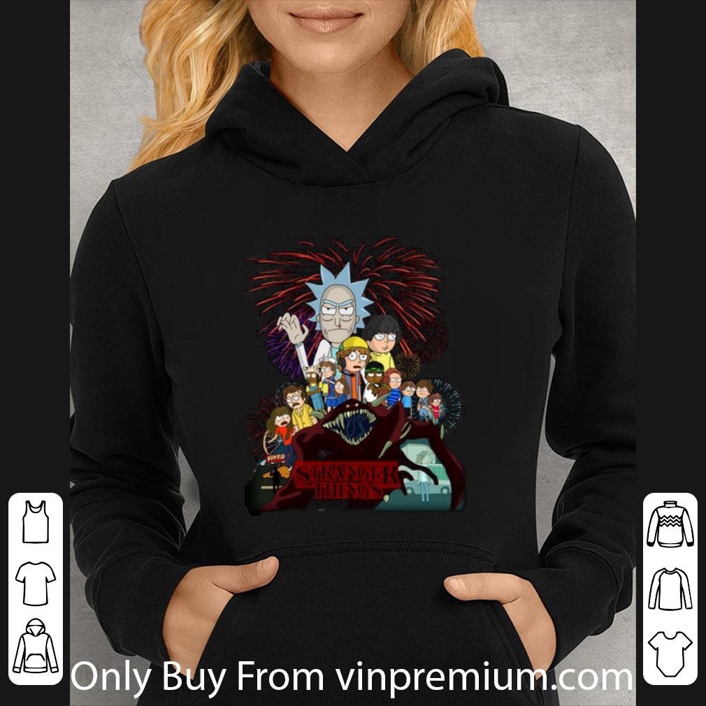 882ebfb0 awesome rick and morty version stranger things shirt 4 - Awesome Rick And Morty Version Stranger Things shirt