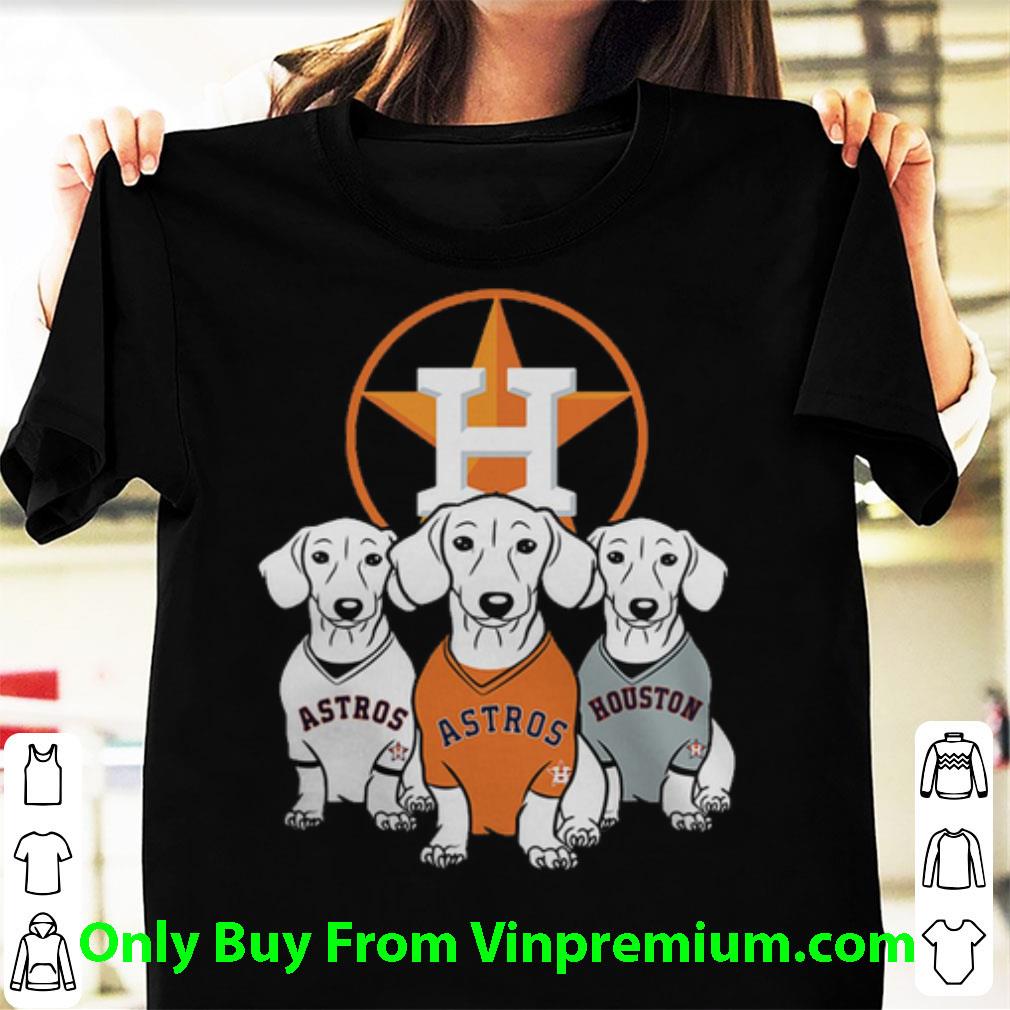 Hot Dachshund Houston Astros shirt