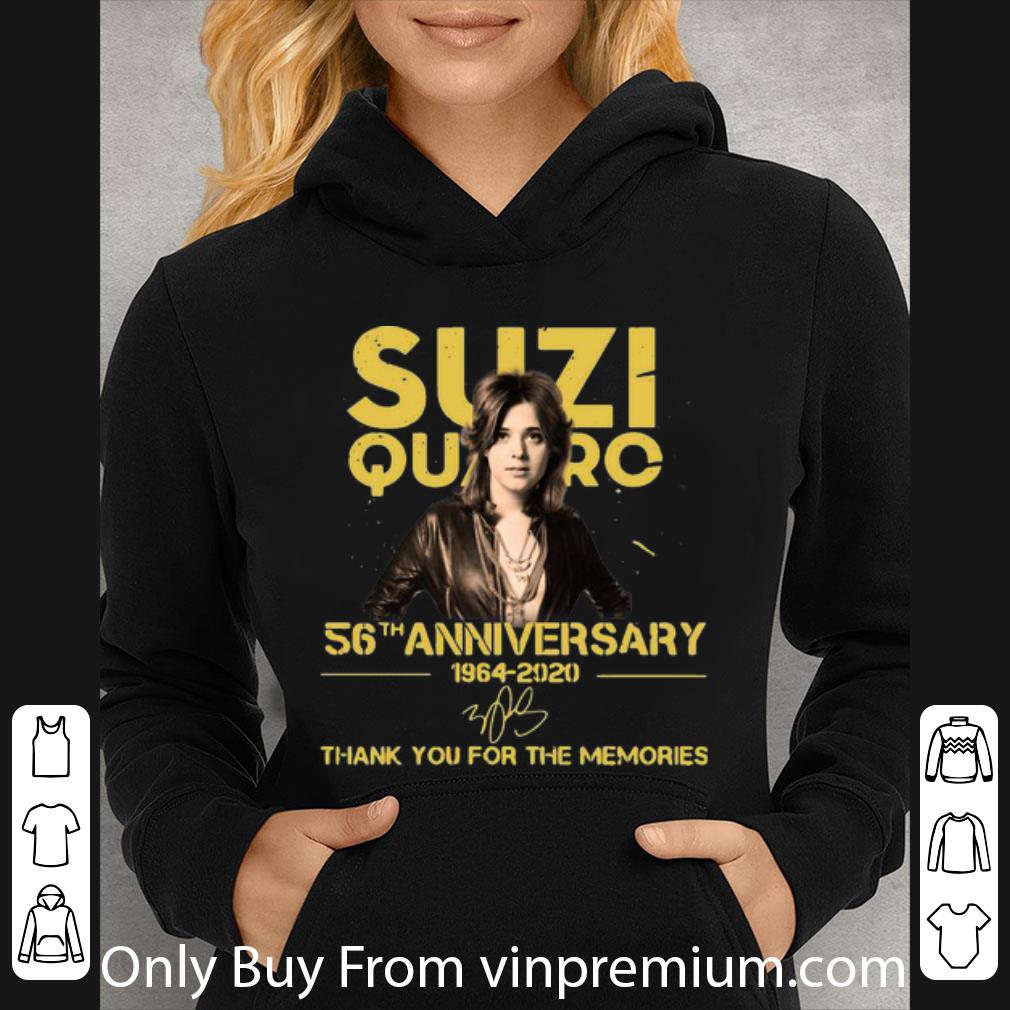 a0f2f34c premium suzi quatro 56th anniversary thank you for the memories signature shirt 4 - Premium Suzi Quatro 56th Anniversary Thank You For The Memories Signature shirt