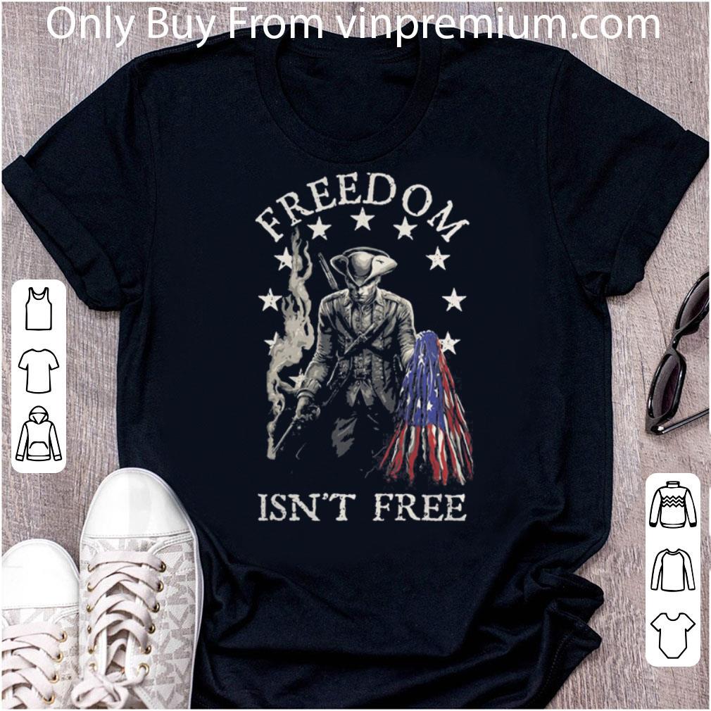 Top Freedom Isn't Free American Flag shirt