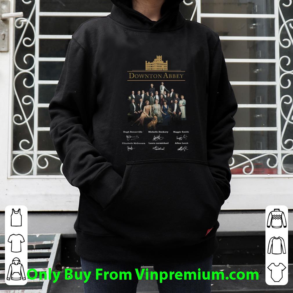 caacd91e great downton abbey all character signatures shirt 4 - Great Downton Abbey All Character Signatures shirt