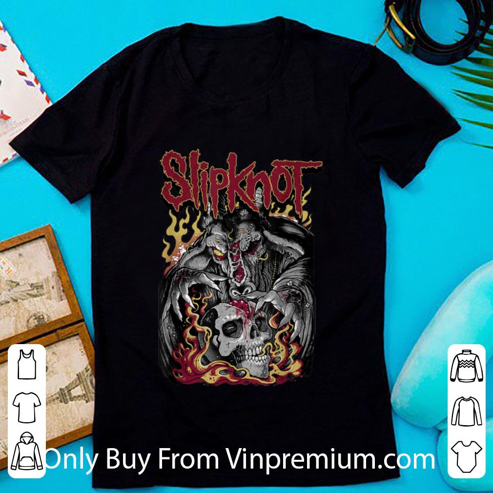 Great Slipknot Brain Reaper Skull Horror shirt