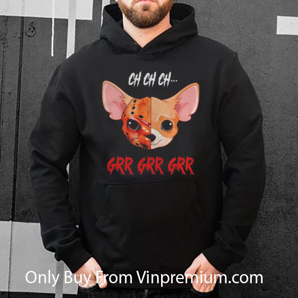 43dbbde1 great halloween jason voorhees chihuahua ch grr shirt 4 - Great Halloween Jason Voorhees Chihuahua Ch Grr shirt