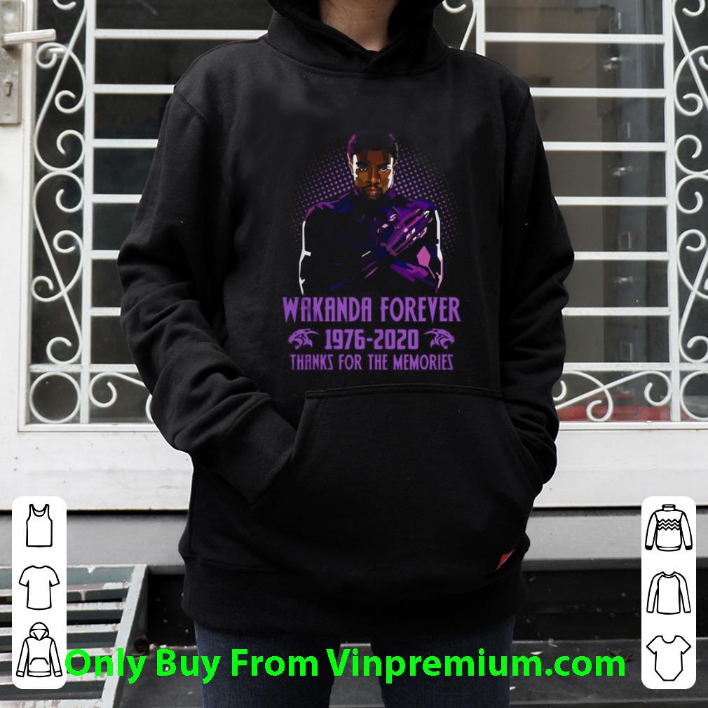 Premium Chadwick Boseman Wakanda Forever 1976 2020 Thanks For The Memories shirt 56cb0e49 premium chadwick boseman wakanda forever 1976 2020 thanks for the memories shirt 4 - Premium Chadwick Boseman Wakanda Forever 1976 2020 Thanks For The Memories shirt