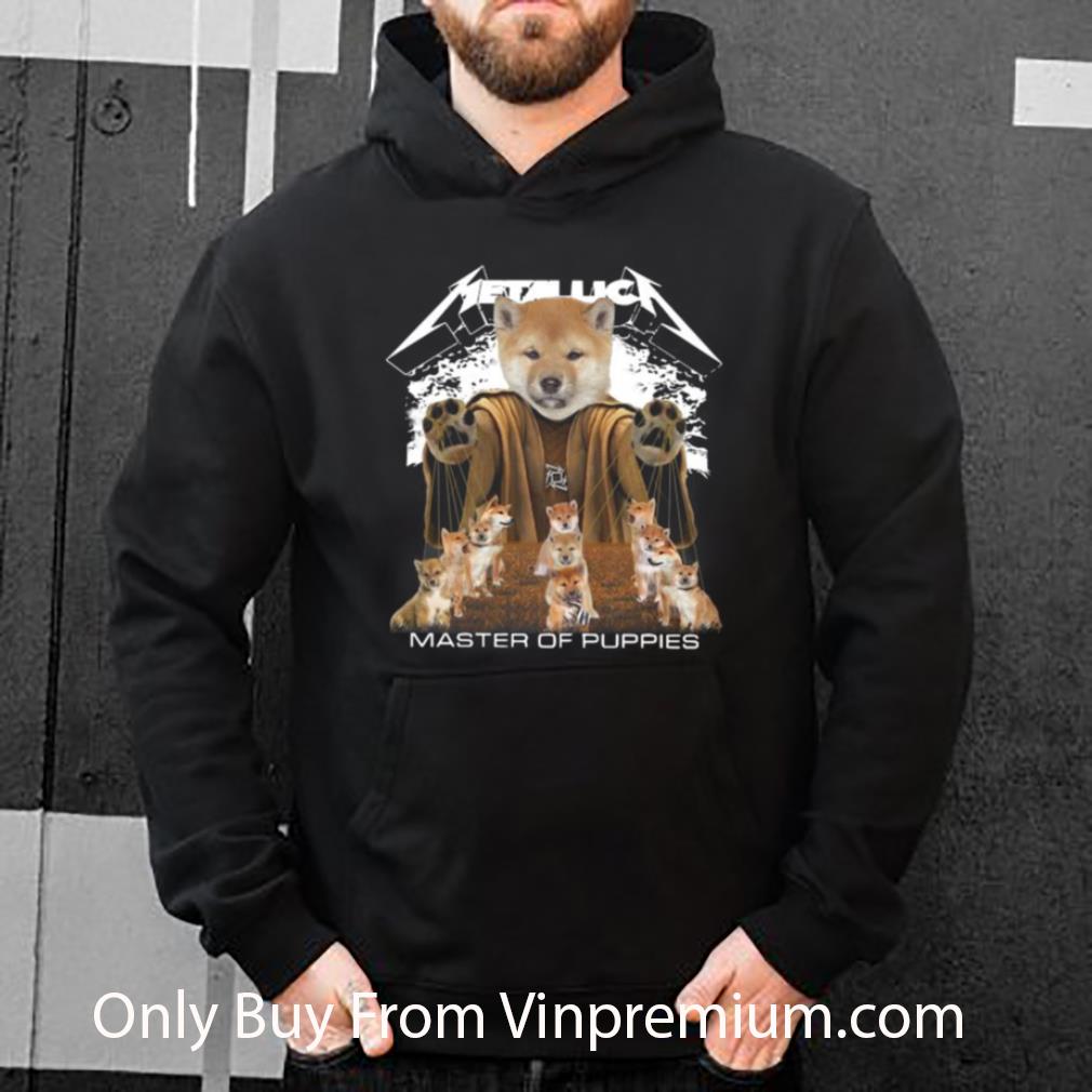 859304a3 hot shiba inu metallica master of puppies shirt 4 - Hot Shiba Inu Metallica Master Of Puppies shirt