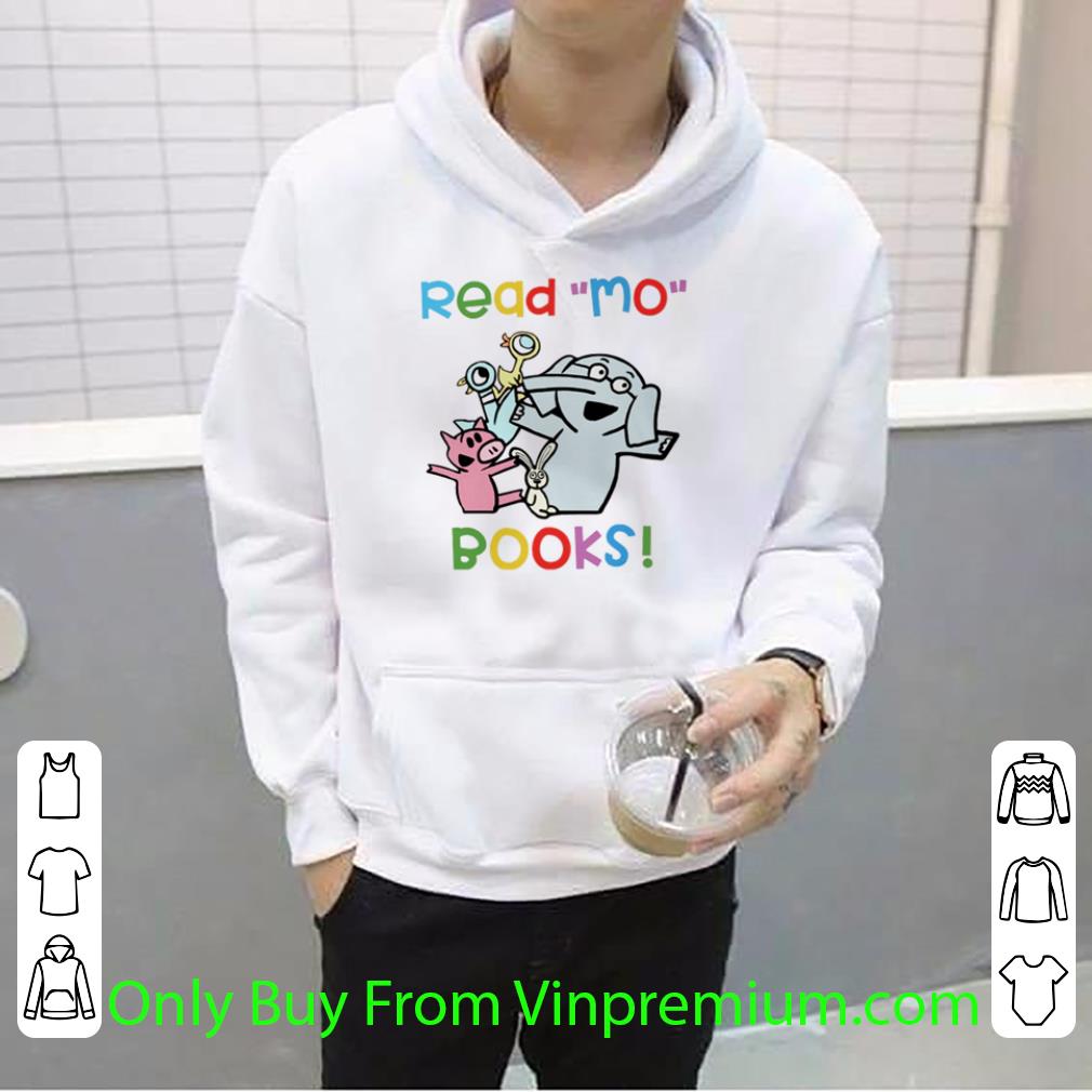 a4449be0 premium pig pigeon and elephant read mo books shirt 4 - Premium Pig Pigeon And Elephant Read Mo Books shirt