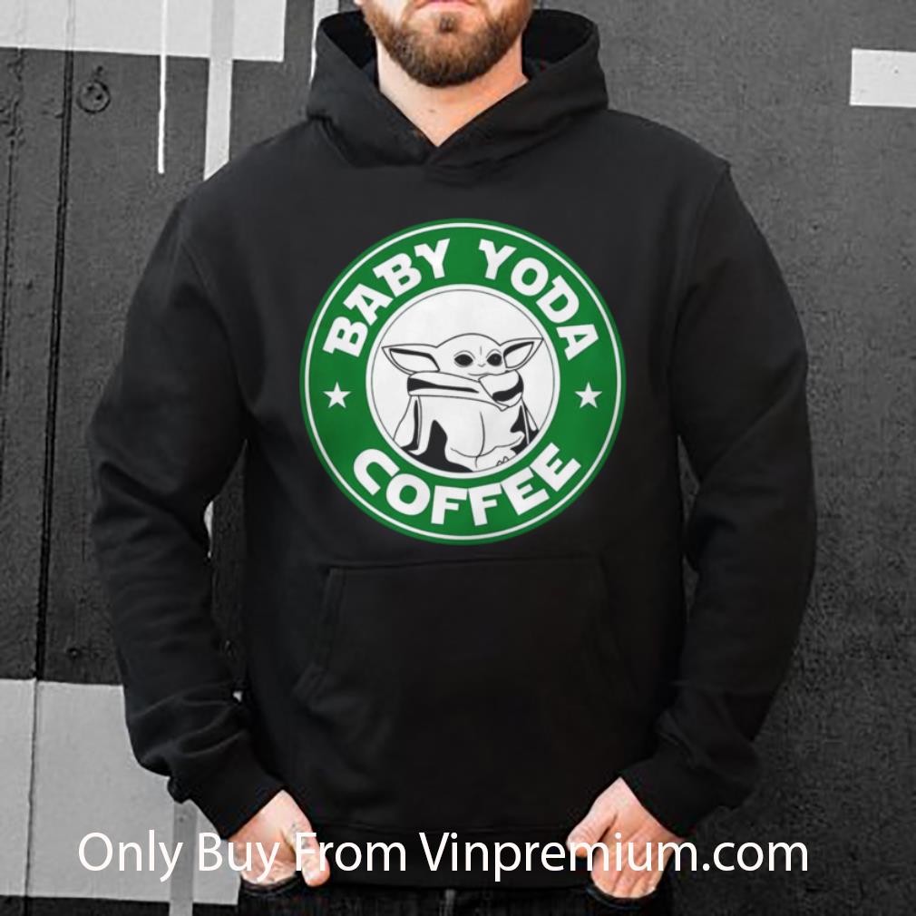 c6d906bc top star wars the mandalorian baby yoda coffee shirt 4 - Top Star Wars The Mandalorian Baby Yoda Coffee shirt