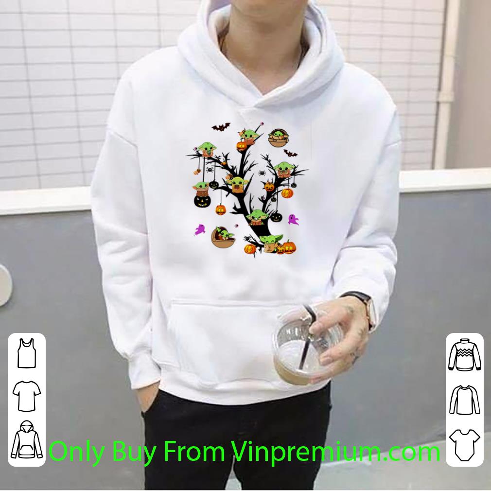 c970f653 hot baby yoda pumpkin in the halloween tree shirt 4 - Hot Baby Yoda Pumpkin In The Halloween Tree shirt