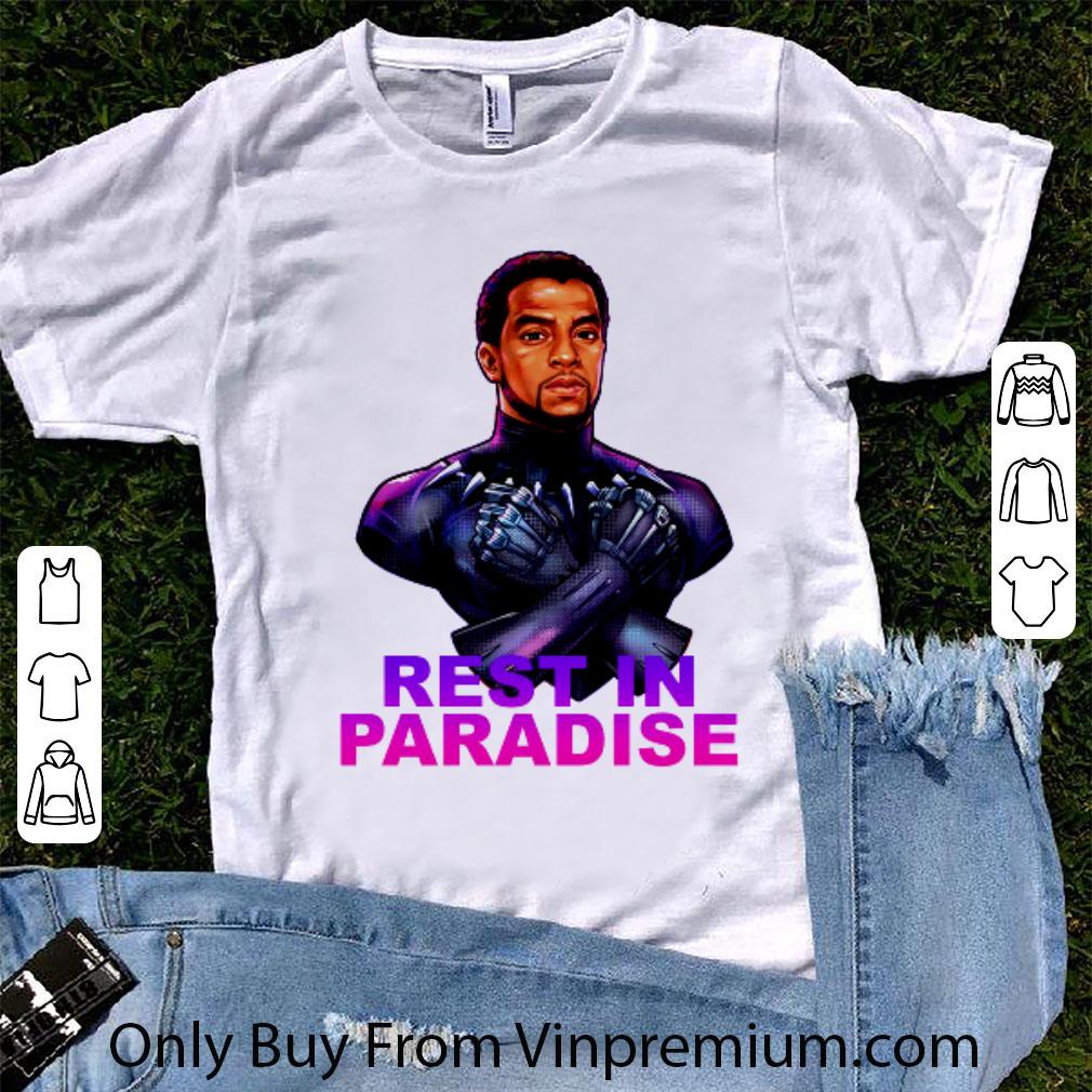 Top RIP Chadwick Boseman Black Panther Rest In Paradise shirt
