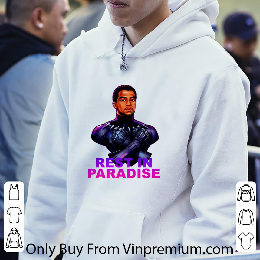 d0b6028b top rip chadwick boseman black panther rest in paradise shirt 4 - Top RIP Chadwick Boseman Black Panther Rest In Paradise shirt