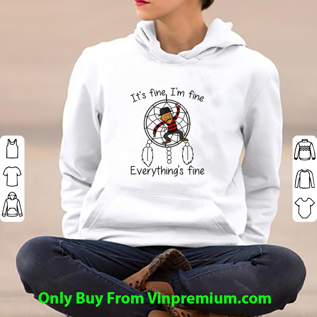 f884a310 premium freddy krueger it s fine i m fine everything s fine shirt 4 - Premium Freddy Krueger It’s Fine I’m Fine Everything’s Fine shirt