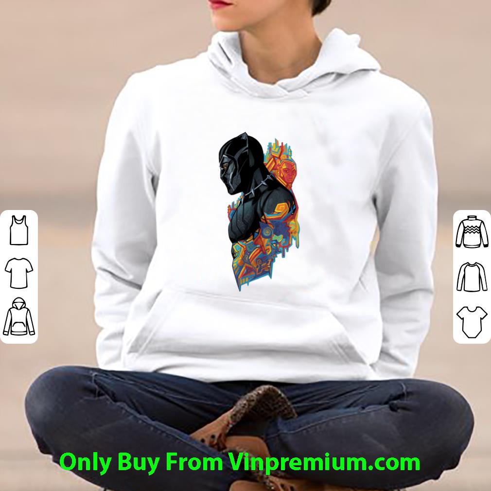fbb68474 hot colorful pattern profile marvel black panther movie shirt 4 - Hot Colorful Pattern Profile Marvel Black Panther Movie shirt