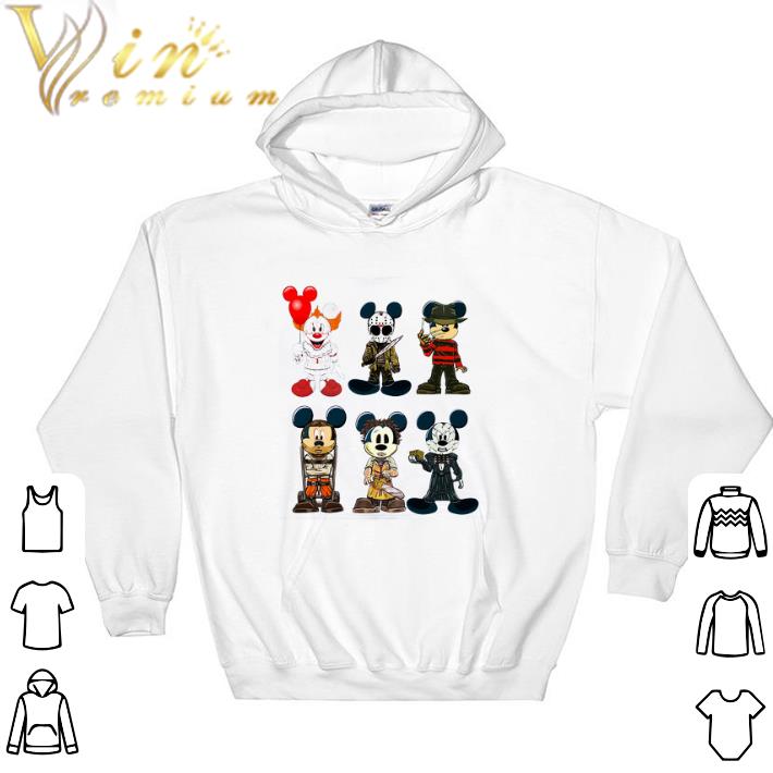 02cd8450 premium mickey mouse cosplay the horror movie happy halloween tshirt 4 - Premium Mickey Mouse Cosplay The Horror Movie Happy Halloween tshirt