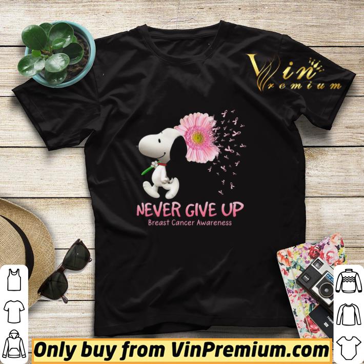 06e01d81 snoopy never give up breast cancer awareness shirt sweater 4 - Snoopy Never Give Up Breast Cancer Awareness shirt sweater