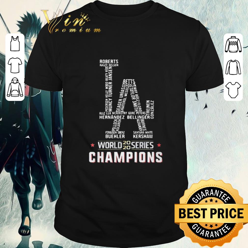 Los Angeles Dodgers World Series 2020 Champions shirt