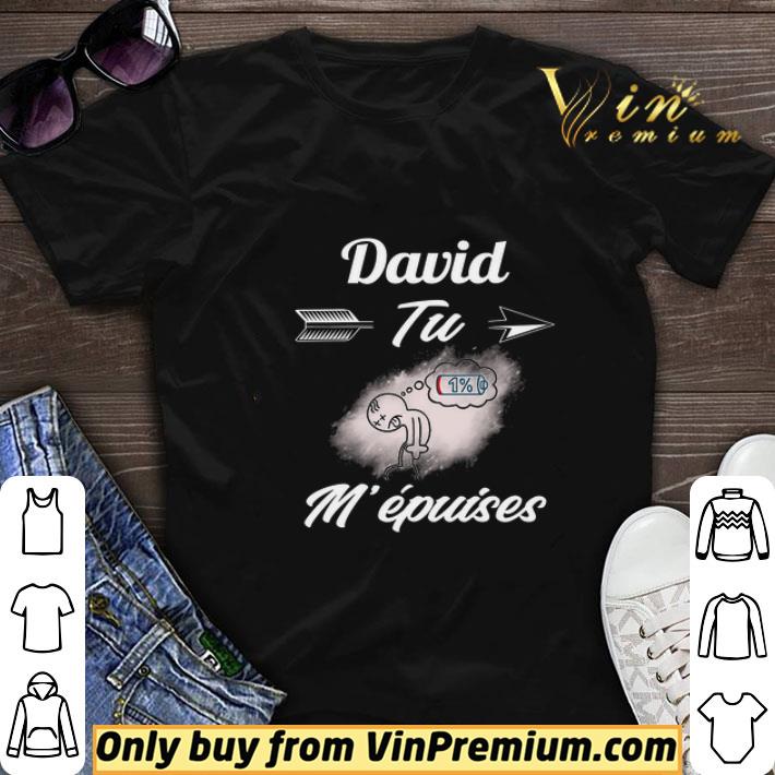 David Tu M'epuises shirt sweater