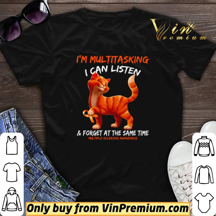 Cat I’m multitasking I can listen and forget at the same time shirt sweater