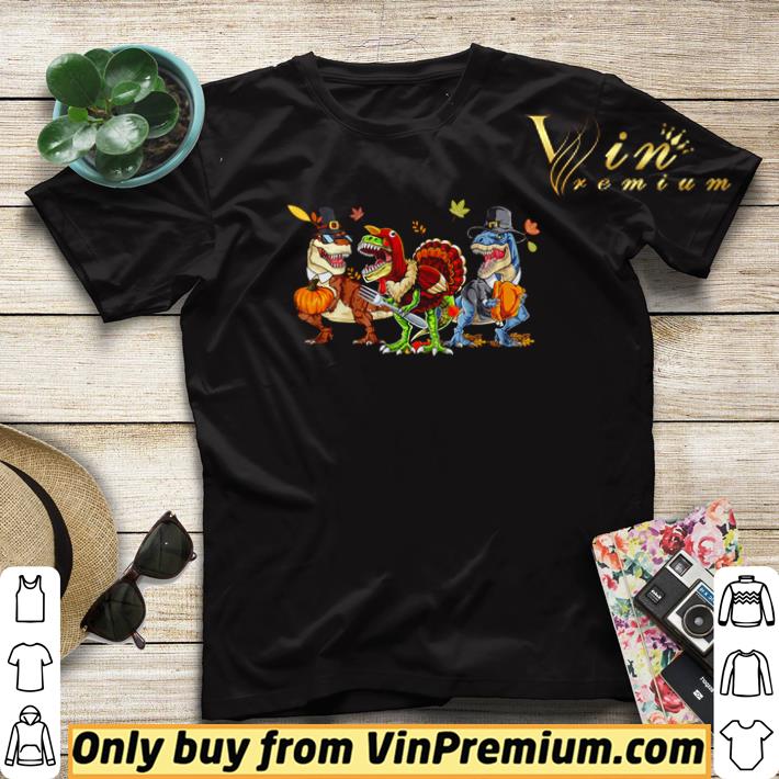 630fd8e3 premium dinosaurs autumn happy thanksgiving shirt sweater 4 - Premium Dinosaurs Autumn happy Thanksgiving shirt sweater