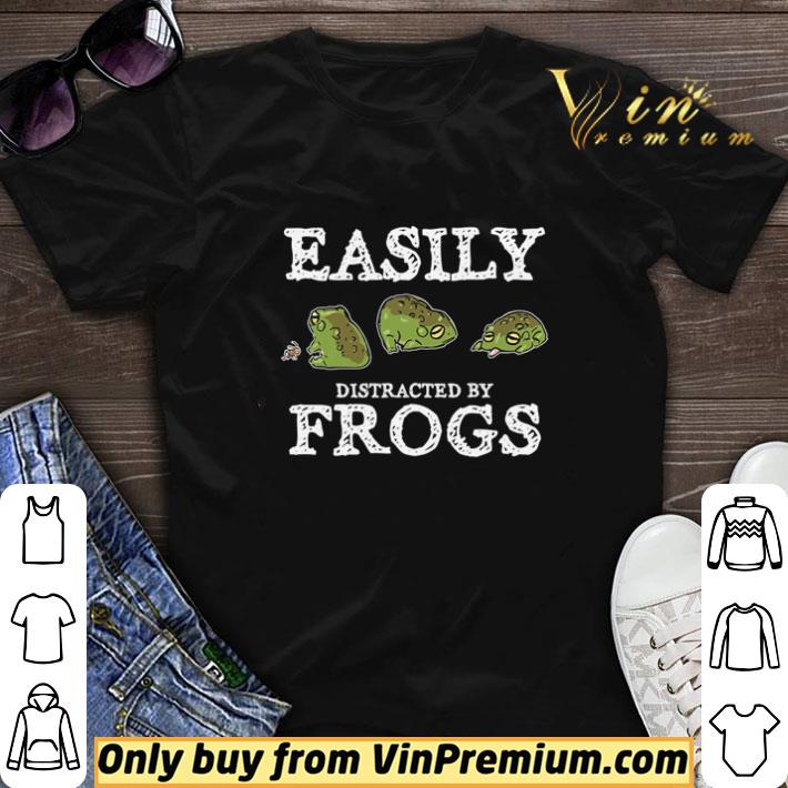 Easily distracted by frogs shirt sweater
