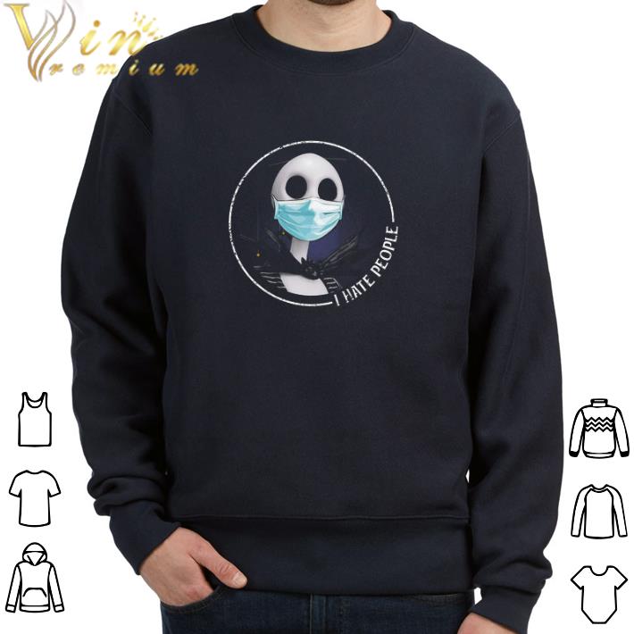 72a0b00e official jack skellington face mask i hate people tshirt 4 - Official Jack Skellington Face Mask I Hate People tshirt