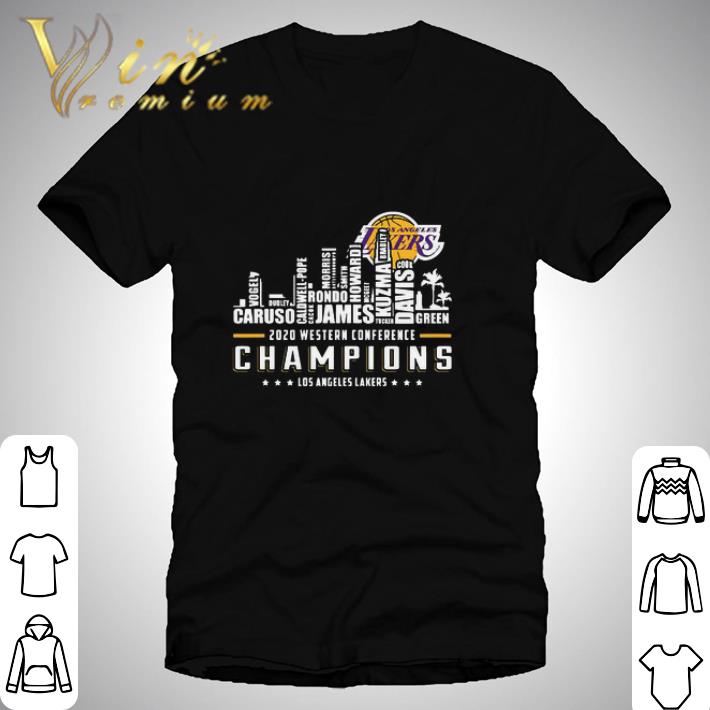 Los Angeles Lakers 2020 Western Conference Champions Caruso James Davis shirt