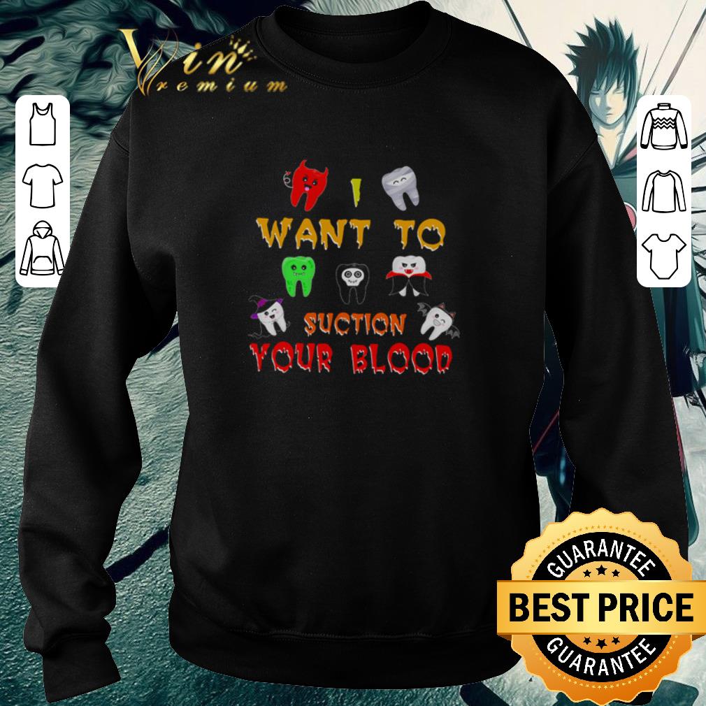 837fdbe1 top halloween teeth i want to suction your blood shirt 4 - Top Halloween Teeth I want to suction your blood shirt