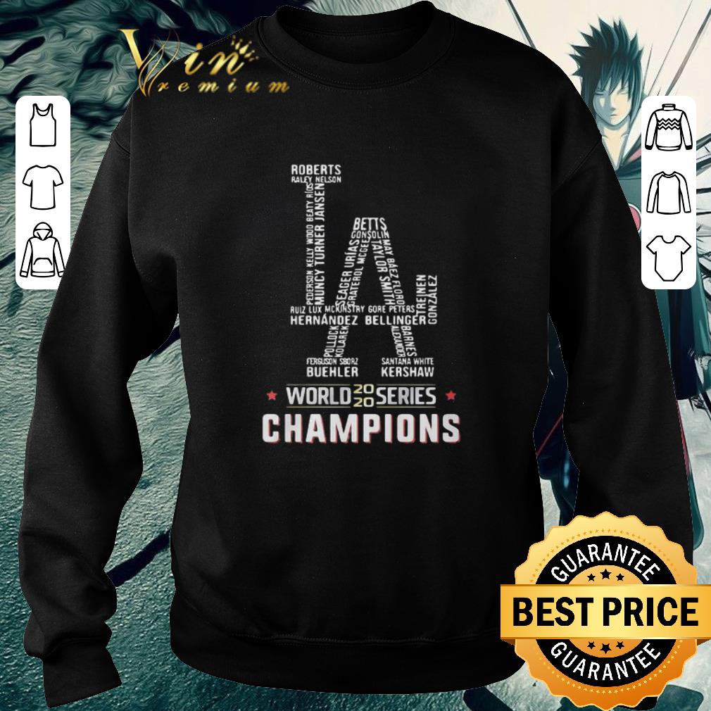 9836c188 los angeles dodgers world series 2020 champions shirt 4 - Los Angeles Dodgers World Series 2020 Champions shirt