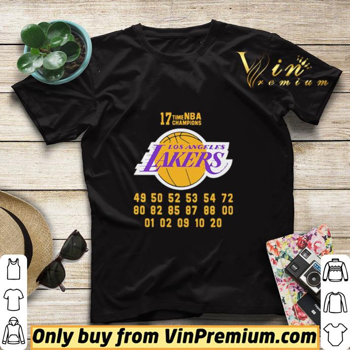 99f8655f los angeles lakers 17 time nba champions shirt sweater 4 - Los angeles lakers 17 time nba champions shirt sweater