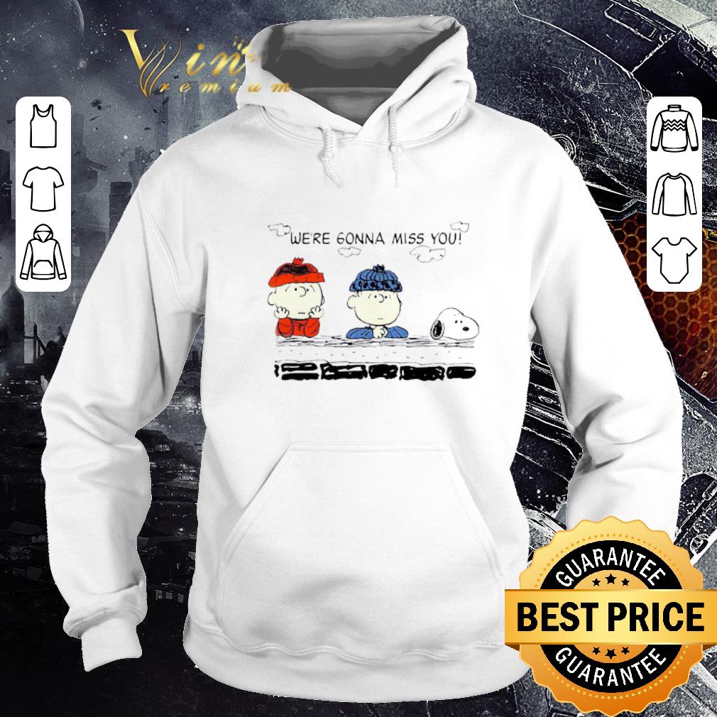 a15e7a58 charlie brown and snoopy we re gonna miss you shirt 4 - Charlie Brown And Snoopy We’re Gonna Miss You shirt