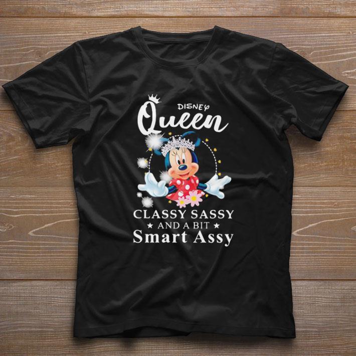 Funny Minnie mouse disney queen classy sassy and a bit smart assy shirt