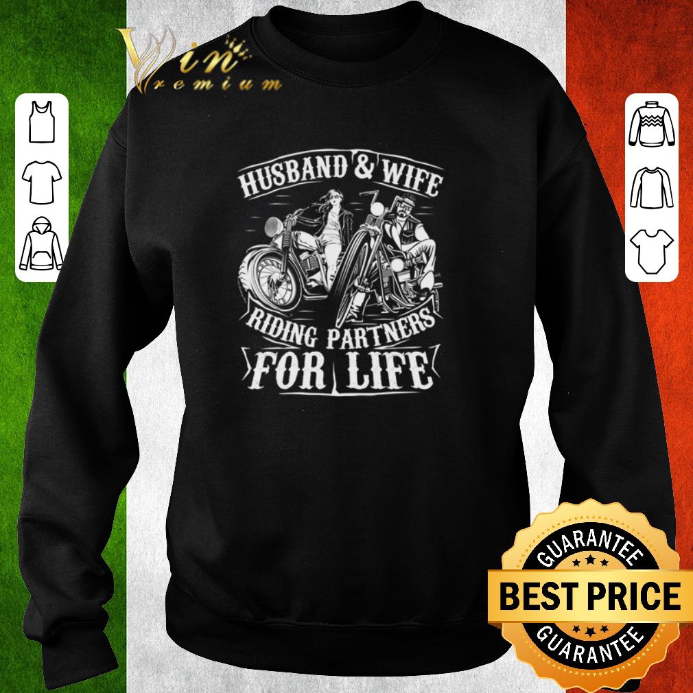 af76e176 nice motorbike husband and wife riding partners for life shirt 4 - Nice Motorbike husband and wife riding partners for life shirt
