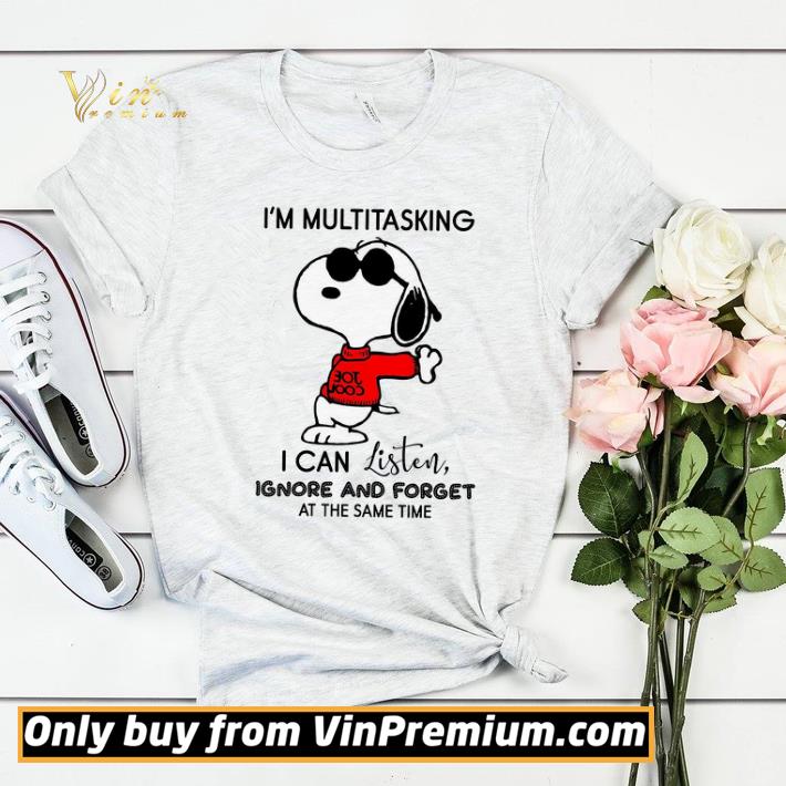 Snoopy I'm Multitasking I Can Listen Ignore And Forget At The Same Time shirt sweater ba9b9158 snoopy i m multitasking i can listen ignore and forget at the same time shirt sweater 4 - Snoopy I'm Multitasking I Can Listen Ignore And Forget At The Same Time shirt sweater
