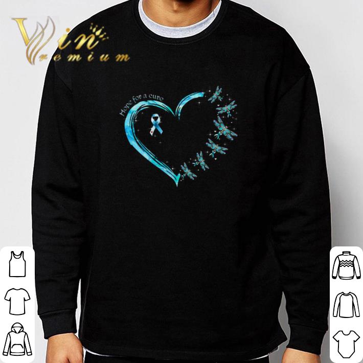 bca27acf official hope for a cure heart dragonfly diabetes awareness tshirt 4 - Official Hope For A Cure Heart Dragonfly Diabetes Awareness tshirt