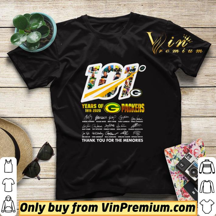 101 years of 1919 2020 Packers thank you for the memories shirt sweater d88c4050 101 years of 1919 2020 packers thank you for the memories shirt sweater 4 - 101 years of 1919 2020 Packers thank you for the memories shirt sweater