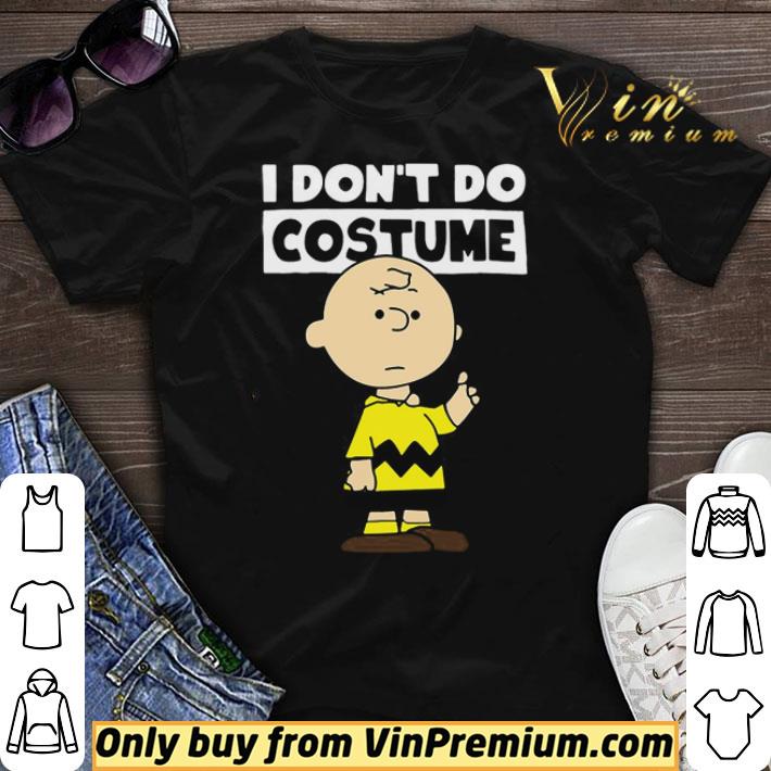 Pretty Peanuts Charlie Brown I Don’t Do Costume Halloween shirt sweater