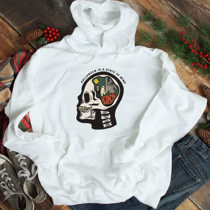 fb162620 funny skull halloween is a state of mind tshirt sweatshirt 4 - Funny Skull Halloween Is A State Of Mind tshirt sweatshirt