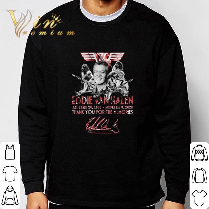 Funny Eddie Van Halen January 26 1955 October 6 2020 Signature Thank You tshirt sweatshirt fbf72613 funny eddie van halen january 26 1955 october 6 2020 signature thank you tshirt sweatshirt 4 - Funny Eddie Van Halen January 26 1955 October 6 2020 Signature Thank You tshirt sweatshirt
