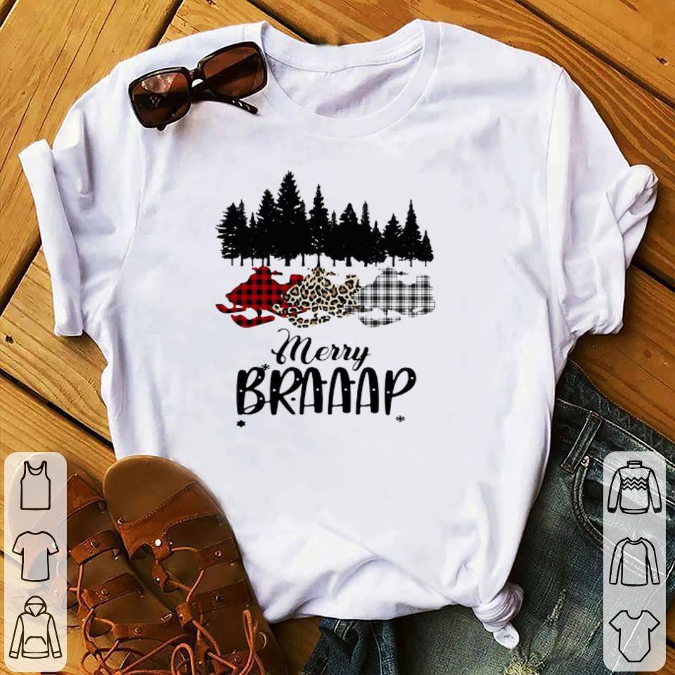 Top Snowmobile Merry Braaap shirt